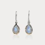 gw ear 002 teardrop earrings rainbow moonstone main