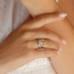 gw rng 002 sculptural ring moonstone opal model hand 2