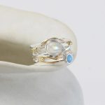 gw rng 002 sculptural ring moonstone opal styled stone